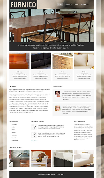 Joomla Main Page preview