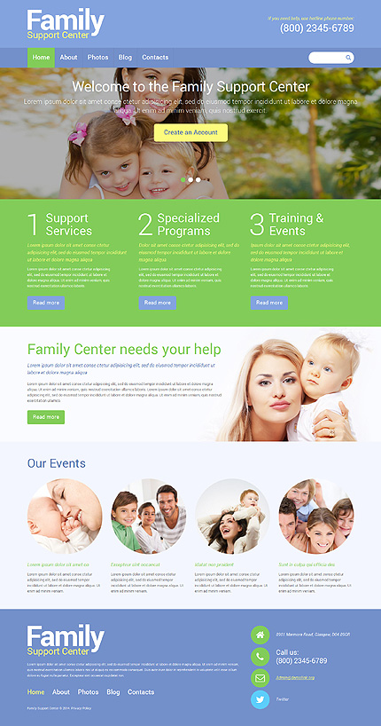 Joomla Main Page preview