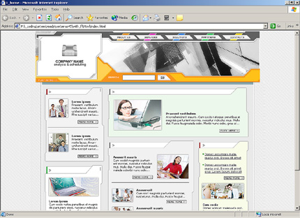 Website Template #5008