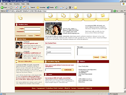 Website Template #5014