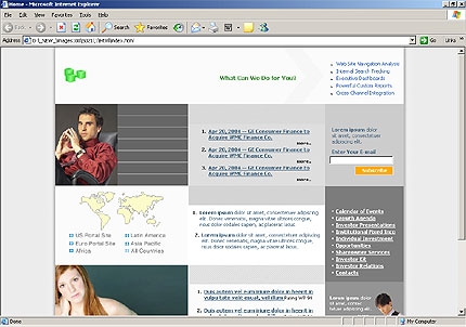 Website Template #5021