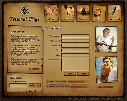 Website Template #5026