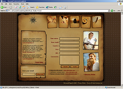 Website Template #5026