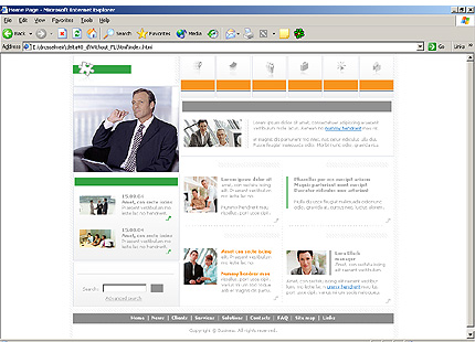 Website Template #5043