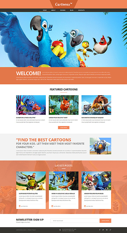 Joomla Main Page preview