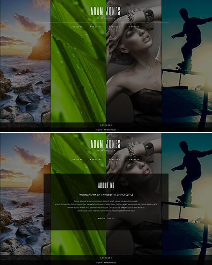 ADOBE PHOTOSHOP HOMEPAGE SCREENSHOT