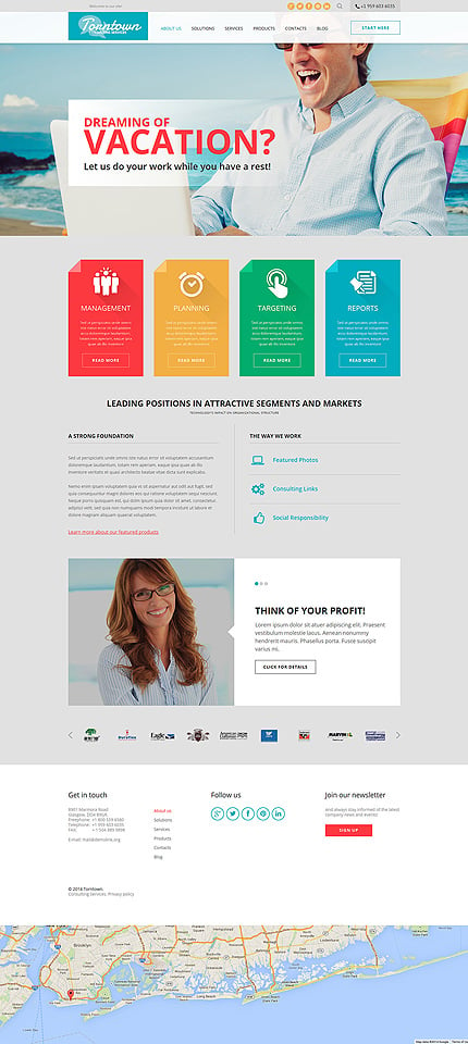 Joomla Main Page preview