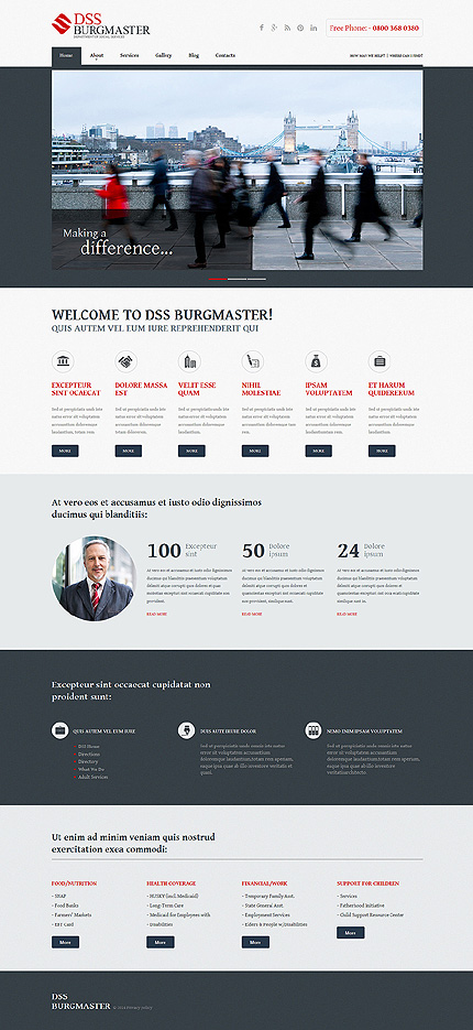 Joomla Main Page preview