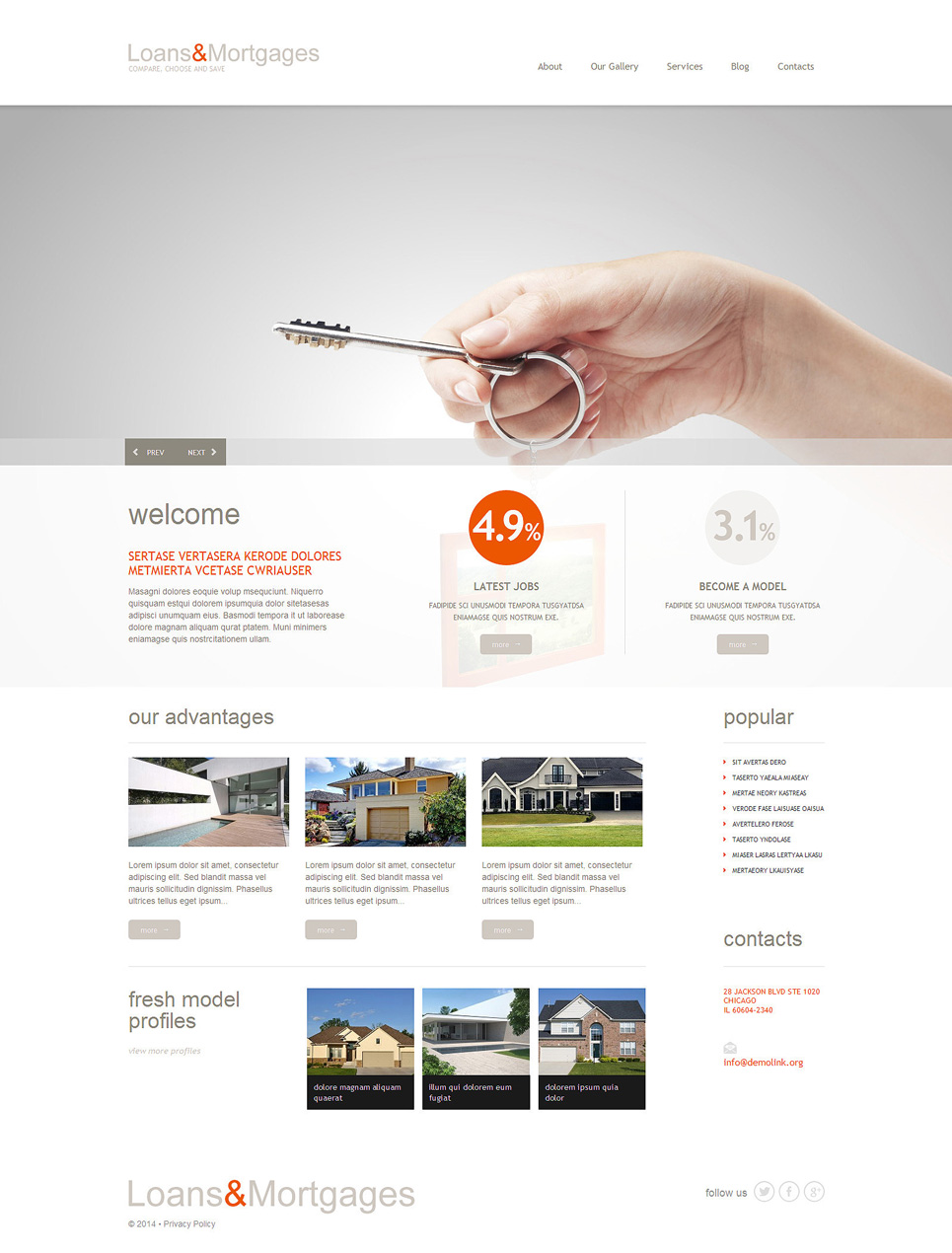 Mortgage WordPress Theme