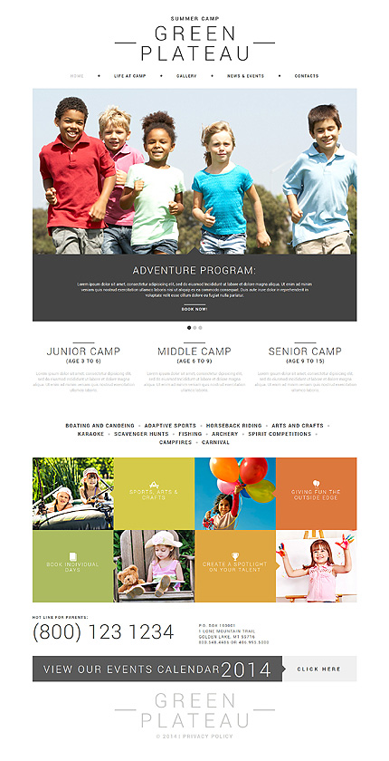 Joomla Main Page preview