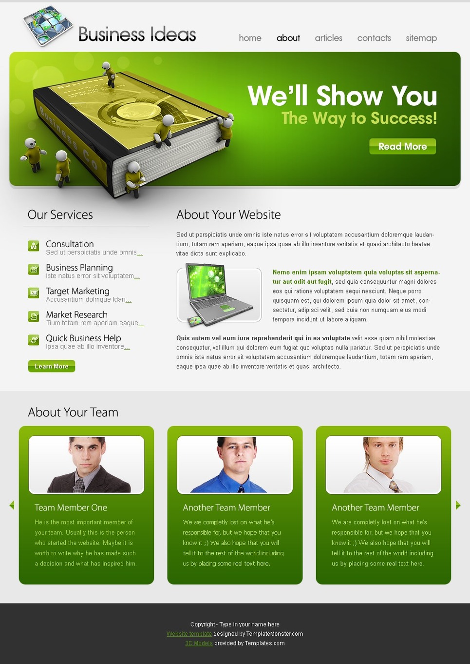 Download Php Website Template Free Scriptsblogs