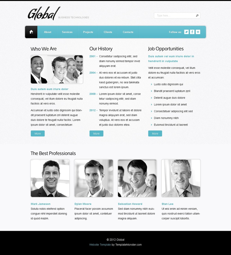 Download Php Website Template Free