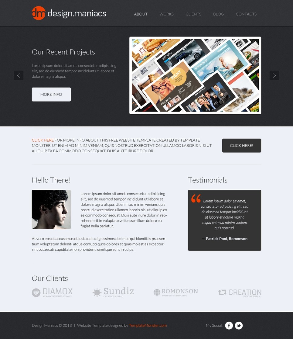 Download Template Monster Website Copier Free Software Eyefilecloud Software Consulting Company Website Template