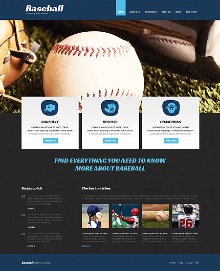 Joomla Main Page preview