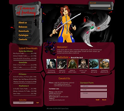 Website Template #5237