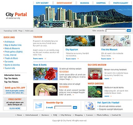 Website Template #5292