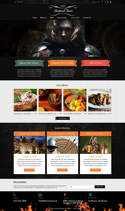 Joomla Main Page preview