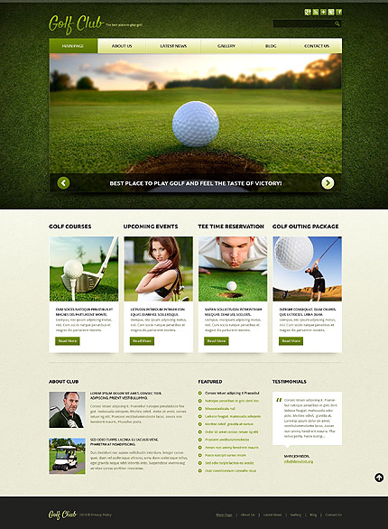 Joomla Main Page preview