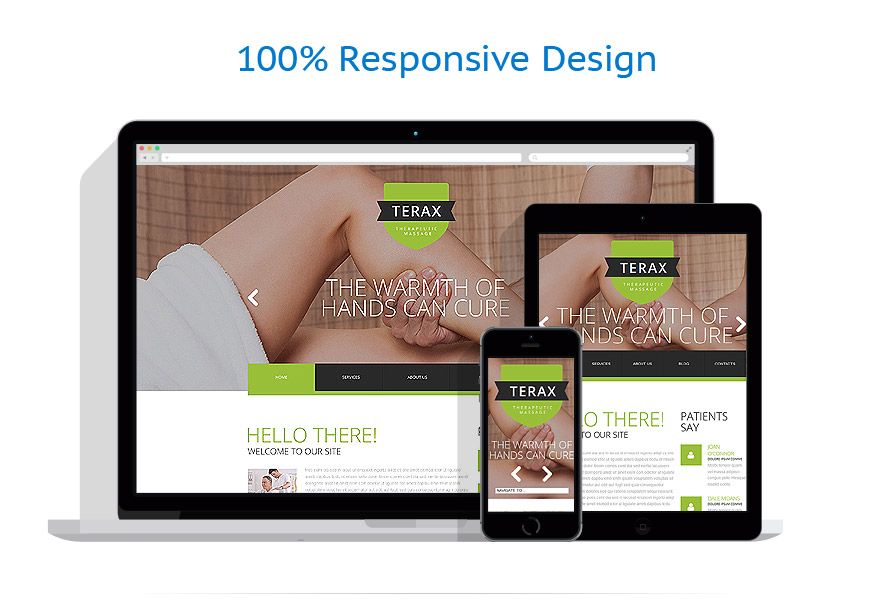 Massage Therapy Website Template 52523