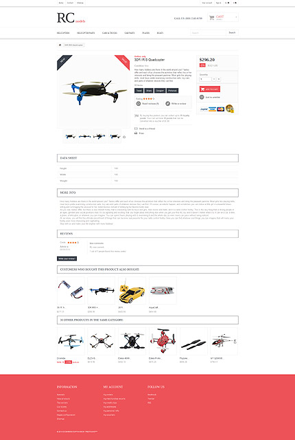 Prestashop Products Page Screenshot