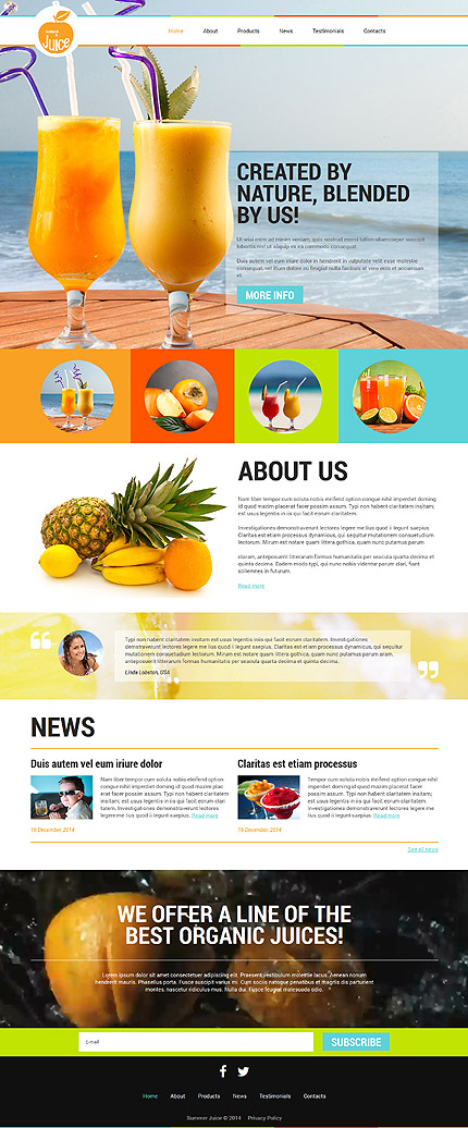 Joomla Main Page preview