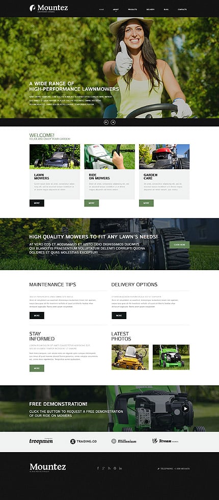 Joomla Main Page preview