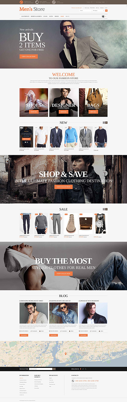 Magento Main Page  preview