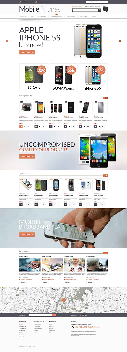 Magento Main Page  preview