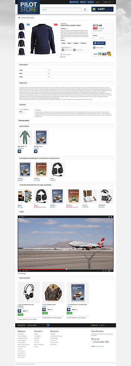 Prestashop Products Page Screenshot