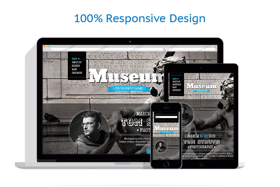 Free Museum Drupal Template