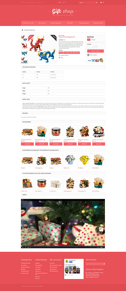 Prestashop Products Page Screenshot