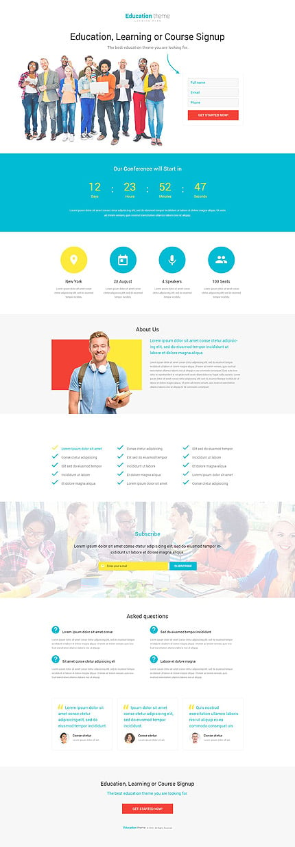 Landing Page Screenshot