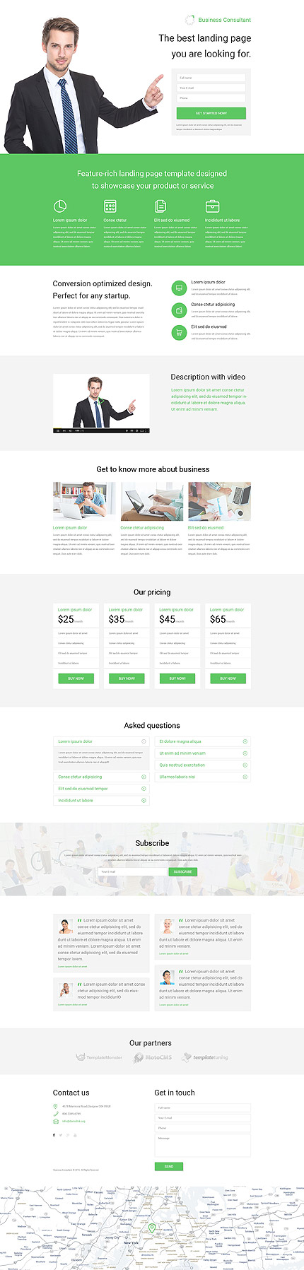 Landing Page Screenshot