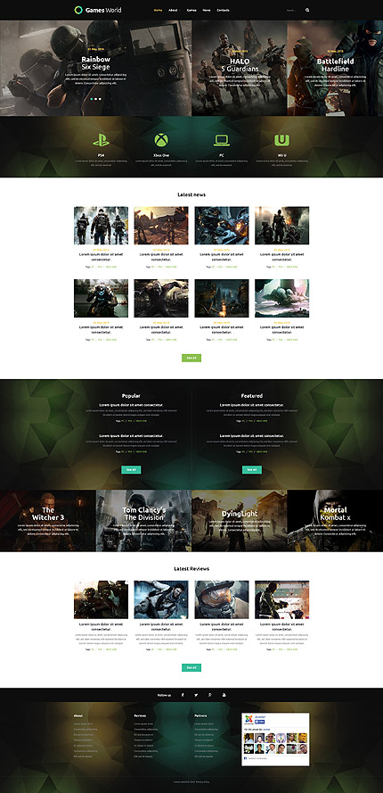 Joomla Main Page preview