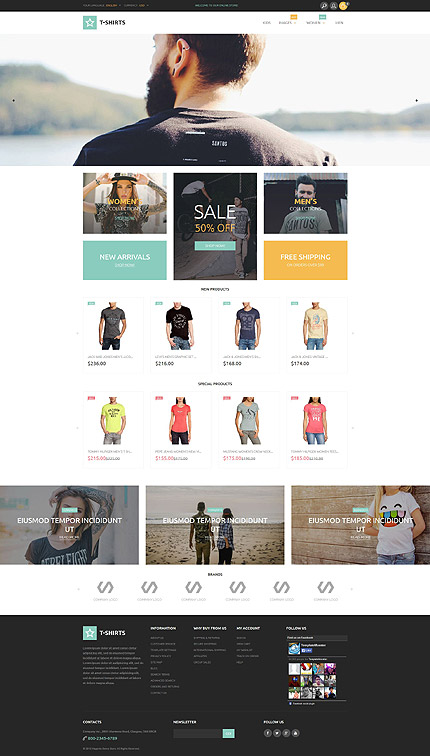 Magento Main Page  preview