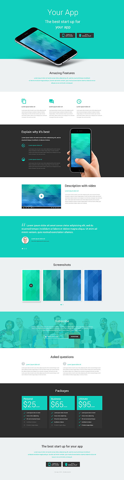 Landing Page Screenshot