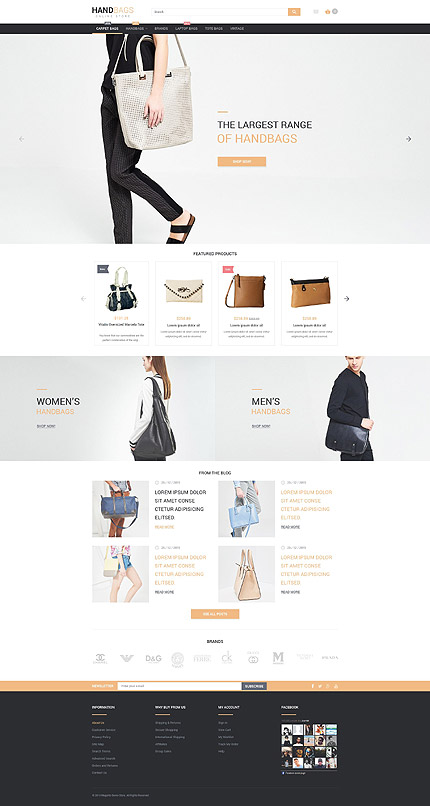 Magento Main Page  preview