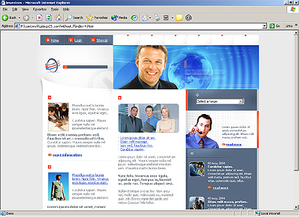 Website Template #5415