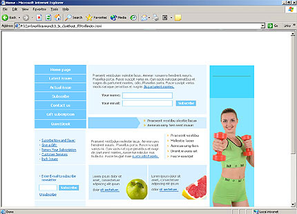 Website Template #5445