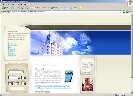 Website Template #5446