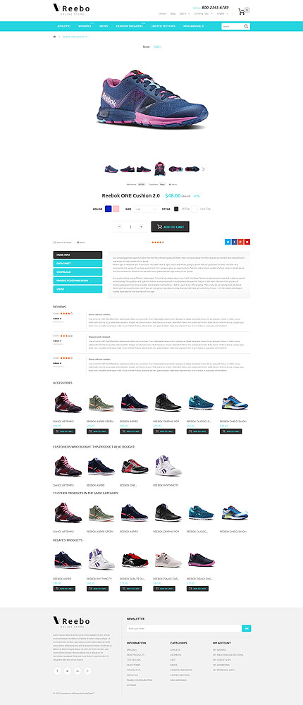 Prestashop Products Page Screenshot