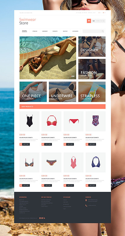 Magento Main Page  preview