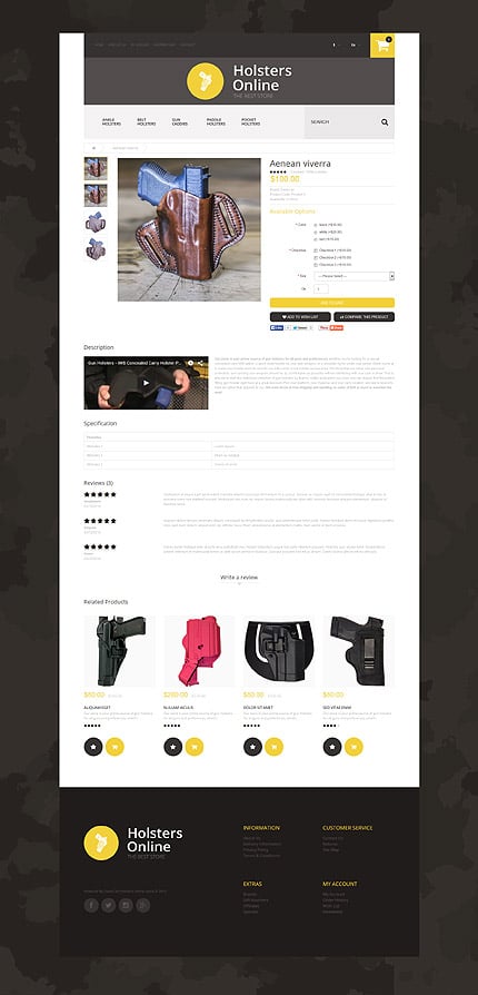 OpenCart Product Page