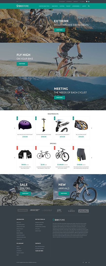 Magento Main Page  preview