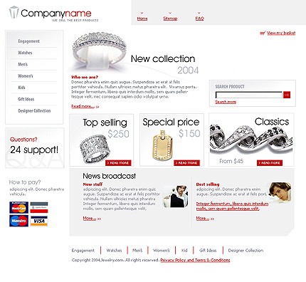 Website Template #5662