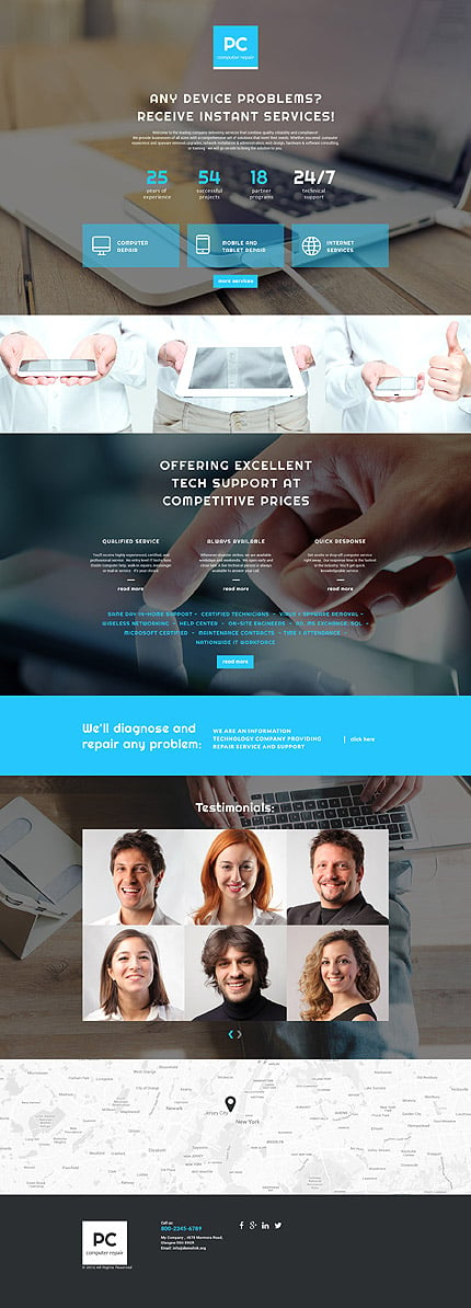 Landing Page Screenshot