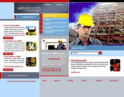 Website Template #5757