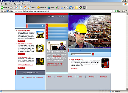 Website Template #5757