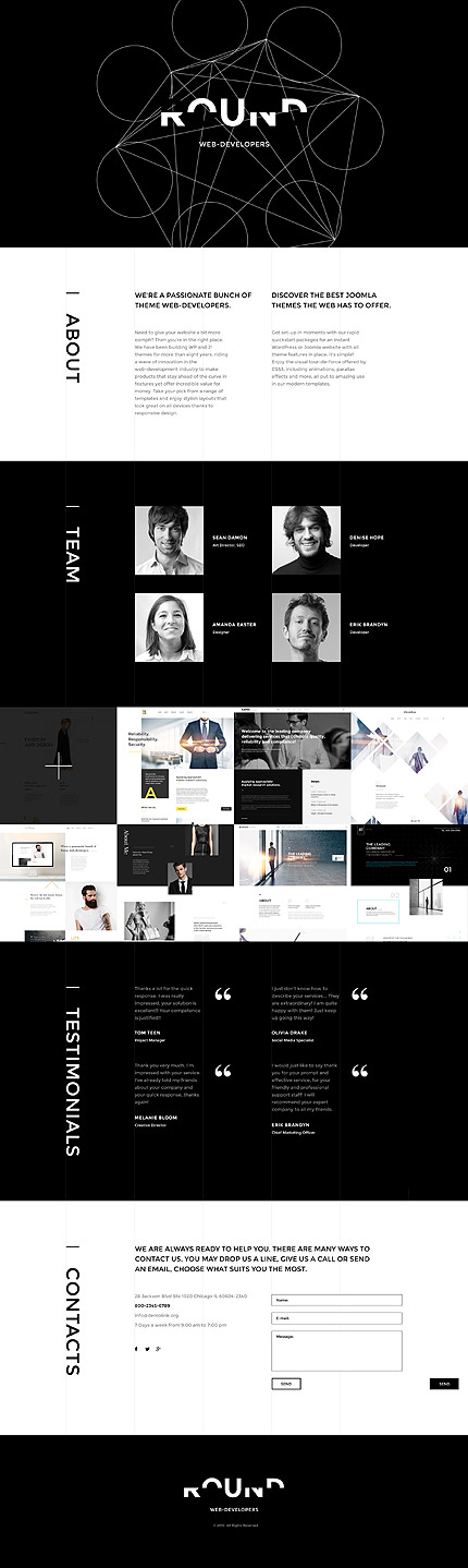 Landing Page Screenshot