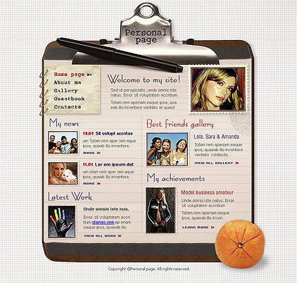 Website Template #5805